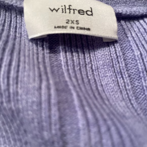 Like New Aritzia Wilfred Plunge Front Sweater - Picture 2 of 2